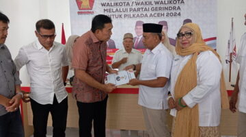 Gerindra Aceh Terima Pendaftaran Mohammad Nasrun Mikaria jadi Calon Bupati Simeulue