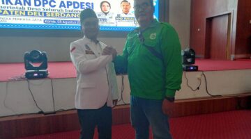 Pelantikan DPC APDESI Deli Serdang Periode 2024/2029 Dihadiri Wamendes