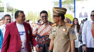 Ketua DPW Asosiasi PJK3 Riksa Uji (PPJK3 RUI) Sumatera Utara, Jannes Periadi Perangin-angin Menghadiri Peringatan Bulan K3 Sumut Tahun 2025.