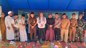 Tausyiah dan Doa Bersama Warnai Peringatan Isra’ Mi’raj di Pengungsian BLK Desa Lempuh