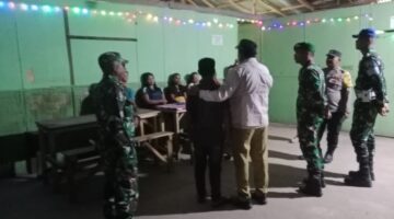 Kapolsek Mardingding Gelar Patroli Blue Light Gabungan, Jaga Kamtibmas di Lau Baleng