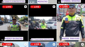Humas Polres Karo Real Time Update Arus Lalin Selama Ops Ketupat Toba 2026