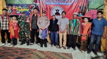Polsek Simpang Empat Gelar  Pengamanan Pesta Tahunan di Desa Ndeskati
