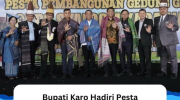 Bupati Karo Antonius Ginting Hadiri Pesta Pembangunan Gedung Gereja GKPS Syaloom Kabanjahe