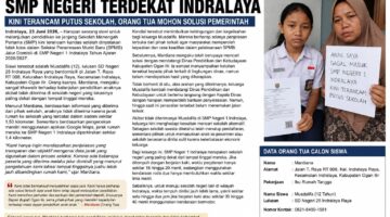 Kisah Musdalifa: Gagal Masuk SMP Negeri Terdekat Indralaya Kini Terancam Putus Sekolah, Orang Tua Mohon Solusi Pemerintah