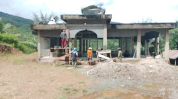 Satgas TMMD ke-130 Kodim 0113/Gayo Lues Mulai Rehab Masjid Baiturrahman Kampung Gajah